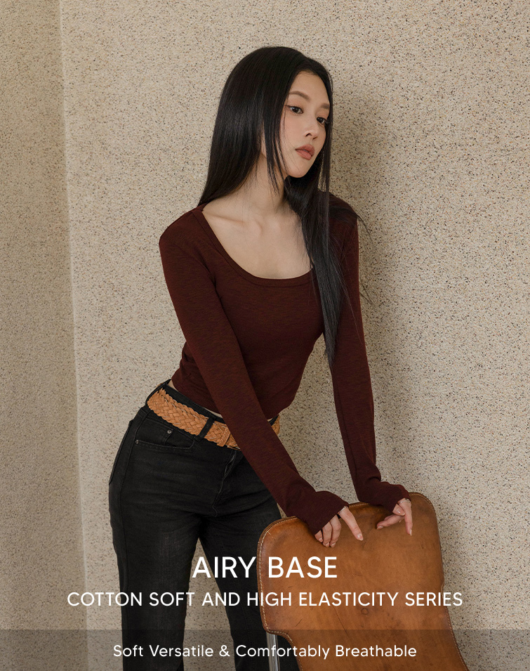 CLOUD-SOFT SQUARE NECK TOP
