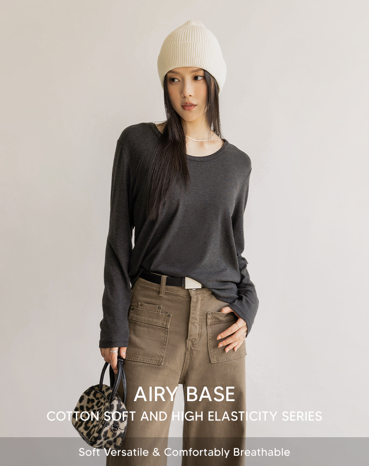 CLOUD-SOFT CREWNECK TOP
