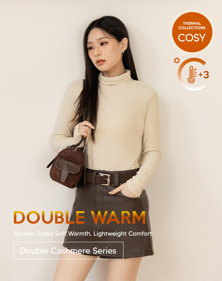 CASHMERE TURTLENECK TOP