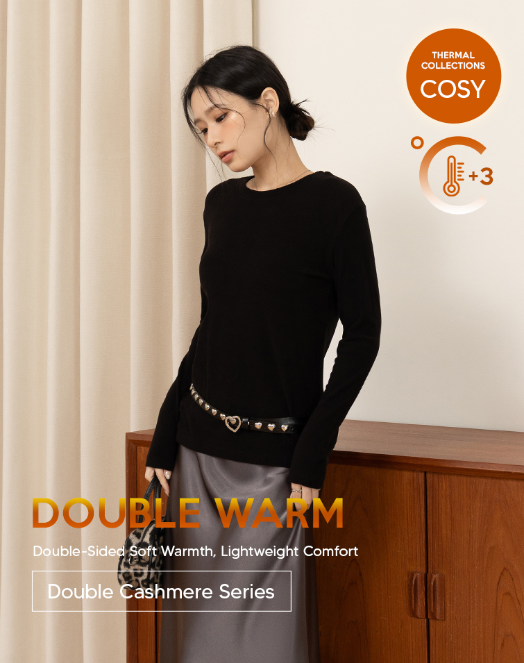 CASHMERE CREW-NECK TOP