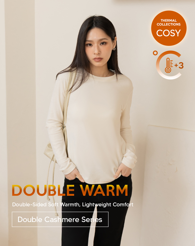 CASHMERE CREW-NECK TOP