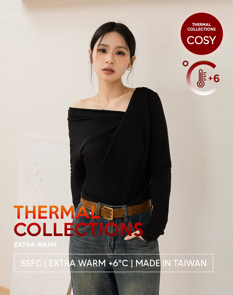 MIT THERMAL DRAPED SLIMMING TOP