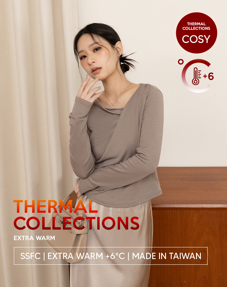 MIT THERMAL DRAPED SLIMMING TOP