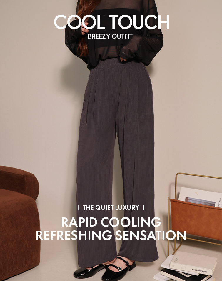 STRETCH WAISTED LIGHTWEIGHT PANTS