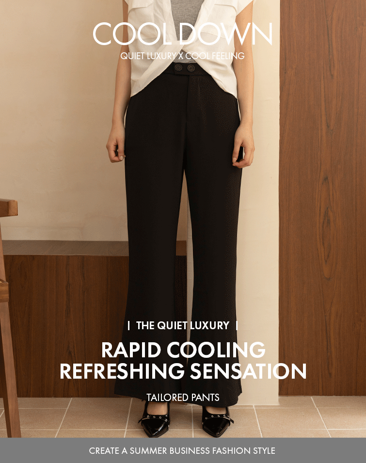 ELEGANT DOUBLE-BUTTON SLIM FIT PANTS