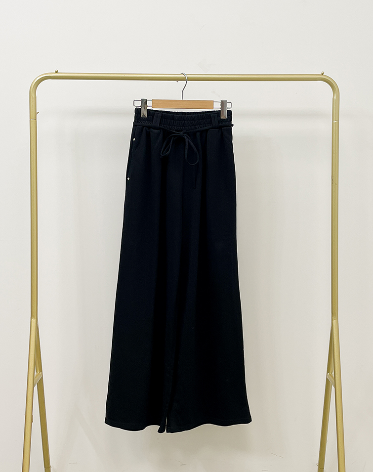 CASUAL STYLE DRAWSTRING WAIST PANTS