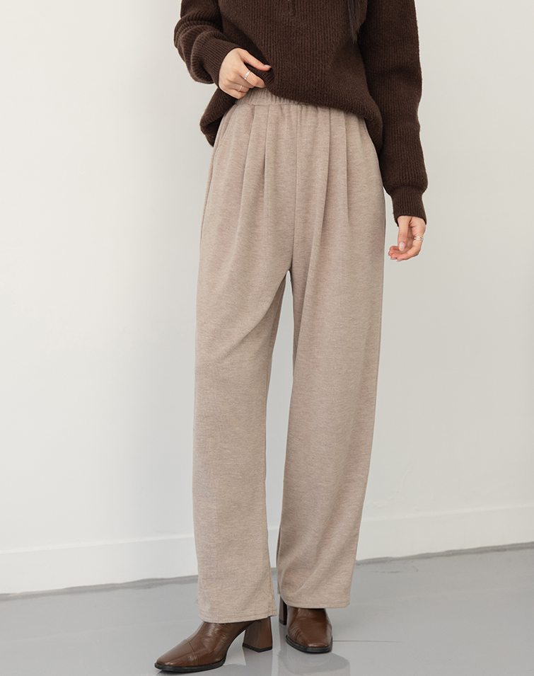 RELAXED CORDUROY ELASTIC WAIST PANTS