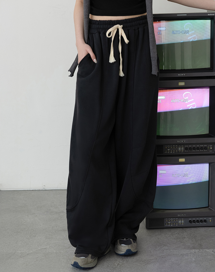 MIT TAILORED BARREL PANTS