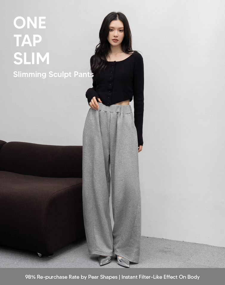 MIT CURVED PERFECTING COTTON PANTS