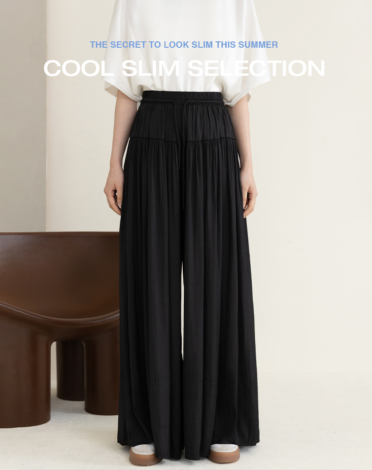 360° COOLING LAYERED WIDE PANTS