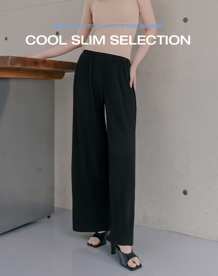 COOLING ELASTIC WAIST PLEATS