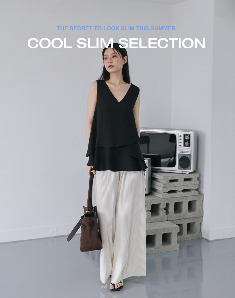 COOLING ELASTIC WAIST PLEATS