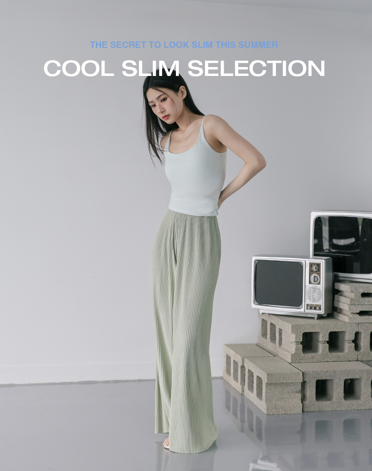 COOLING ELASTIC WAIST PLEATS