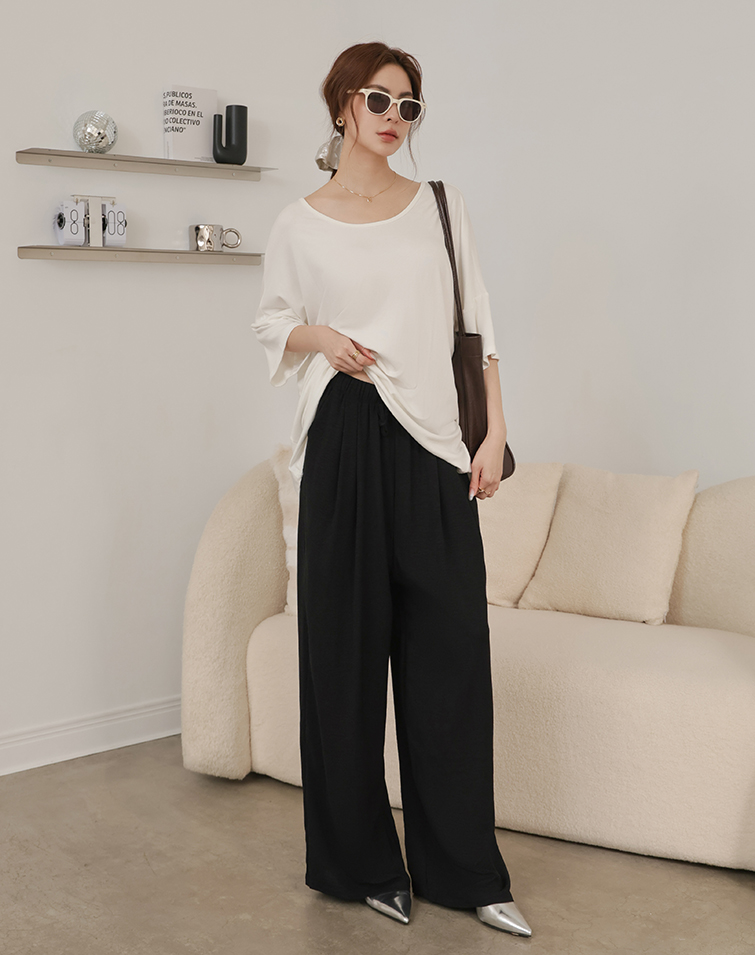 ELASTIC LONG LEG PANTS