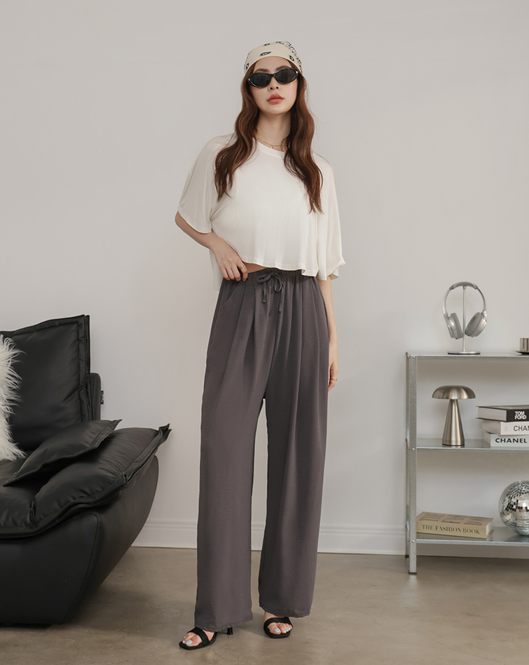 ELASTIC LONG LEG PANTS