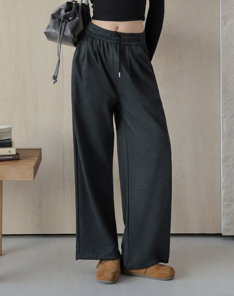 SLIMMING DRAWSTRING CASUAL PANTS