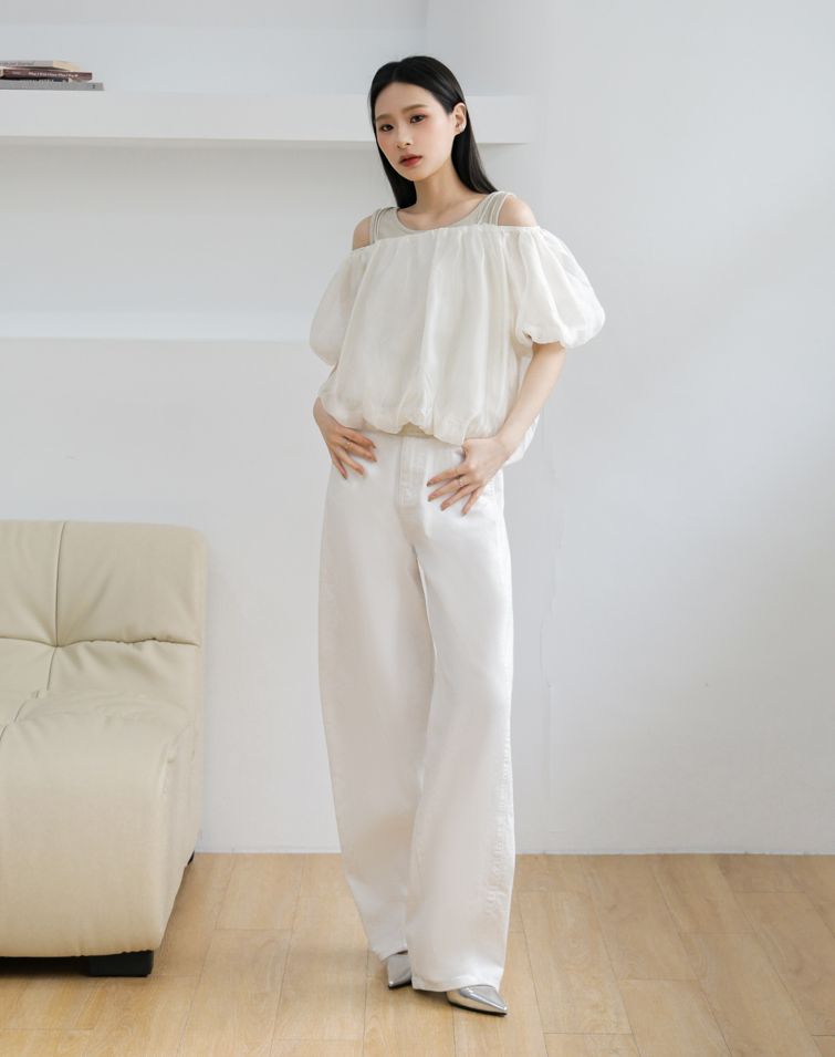 CURVE EASY DENIM PANTS