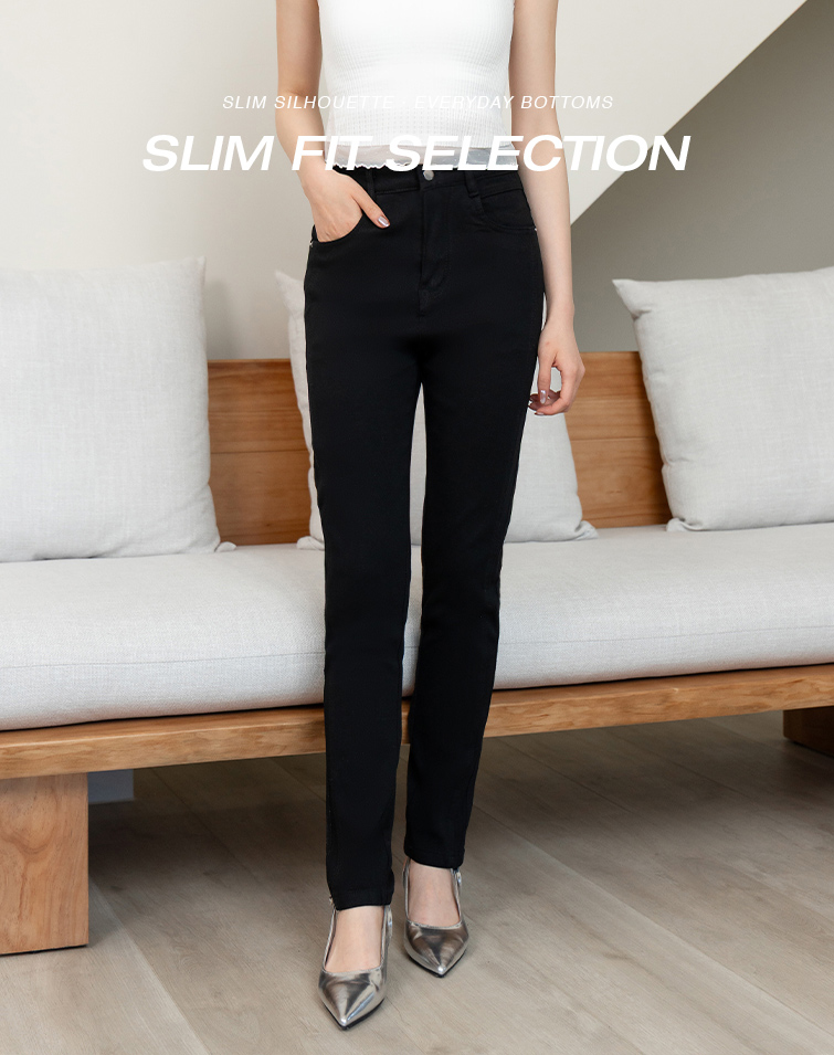 COOLING HIGH-STRETCH STRAIGHT DENIM