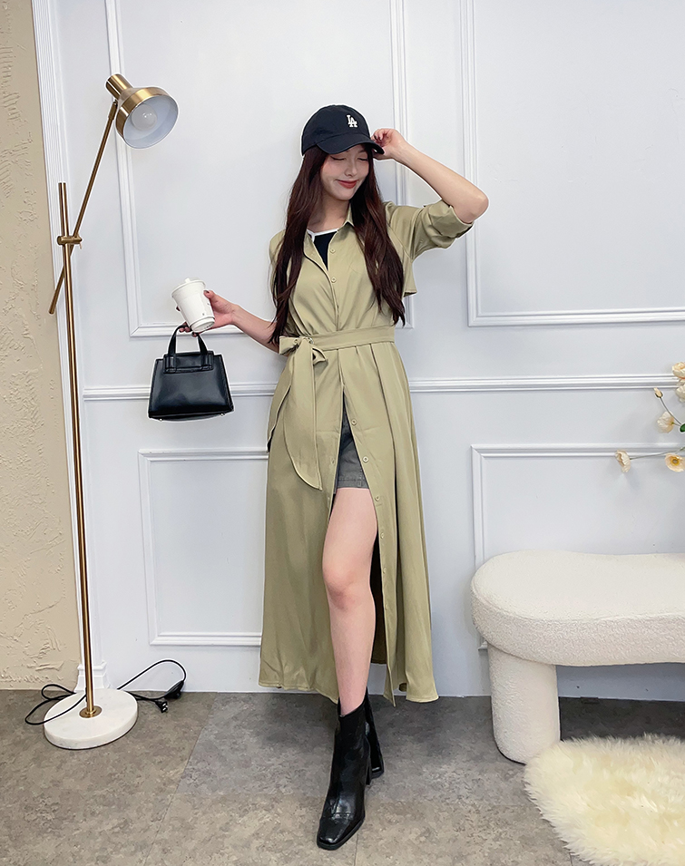 URBAN CHIC BELTED DRESS