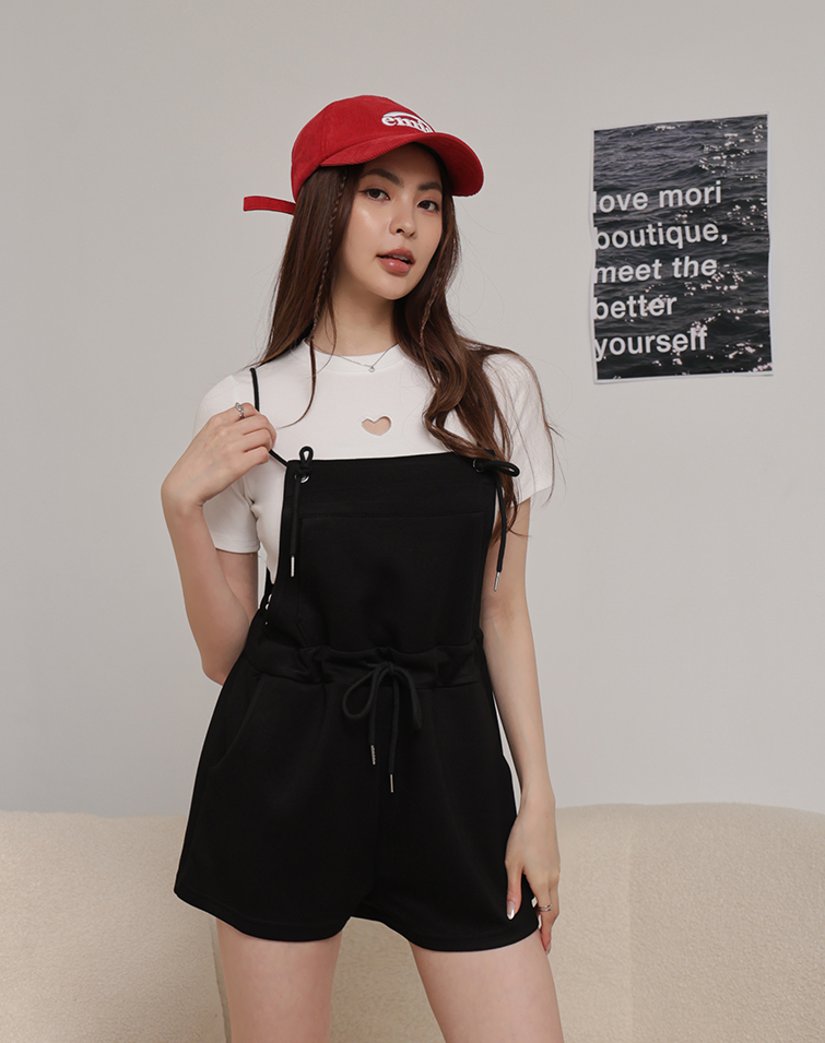 CASUAL STYLE SUSPENDER JUMPSUIT