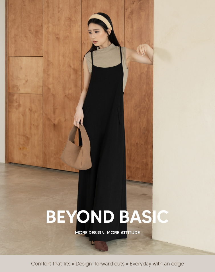 MIT STRETCH RIBBED OVERALLS