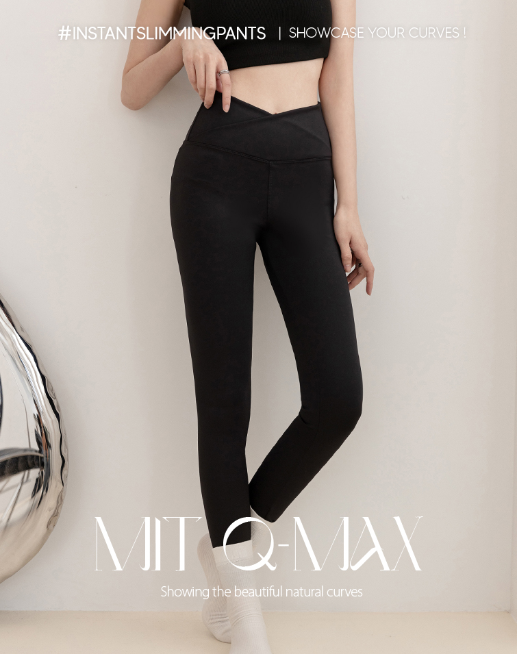 MIT BREEZY AND STRETCHY CROSS WAIST LEGGINGS