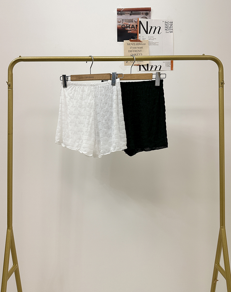 STRETCH RUCHED DESIGN SAFETY SHORTS
