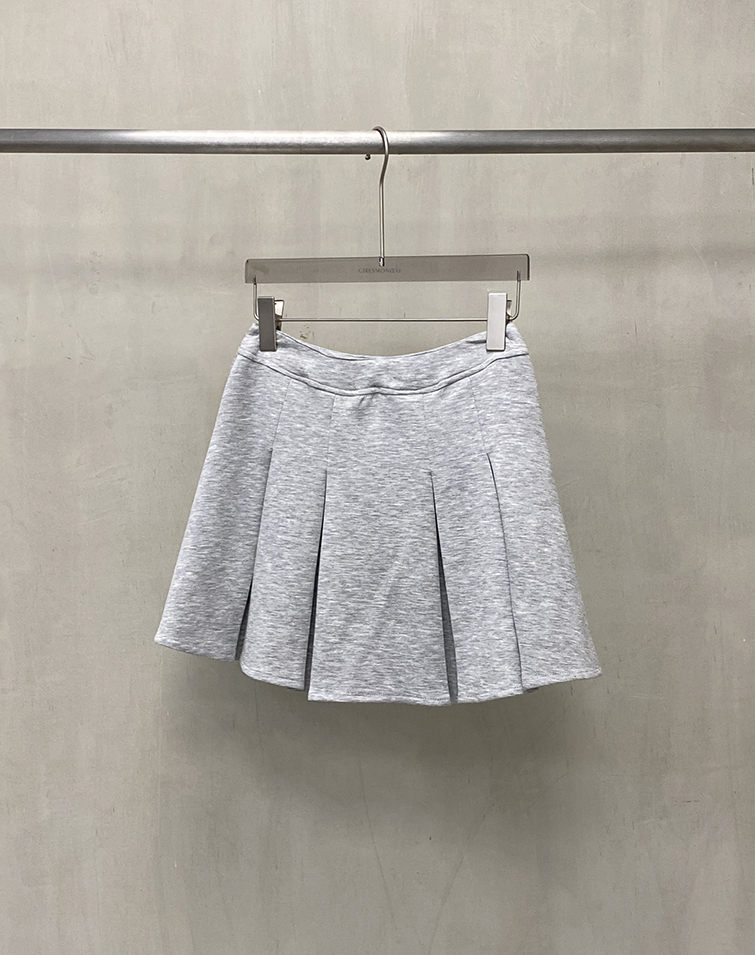 FEATHERLIGHT PLEATED MINI SKIRT