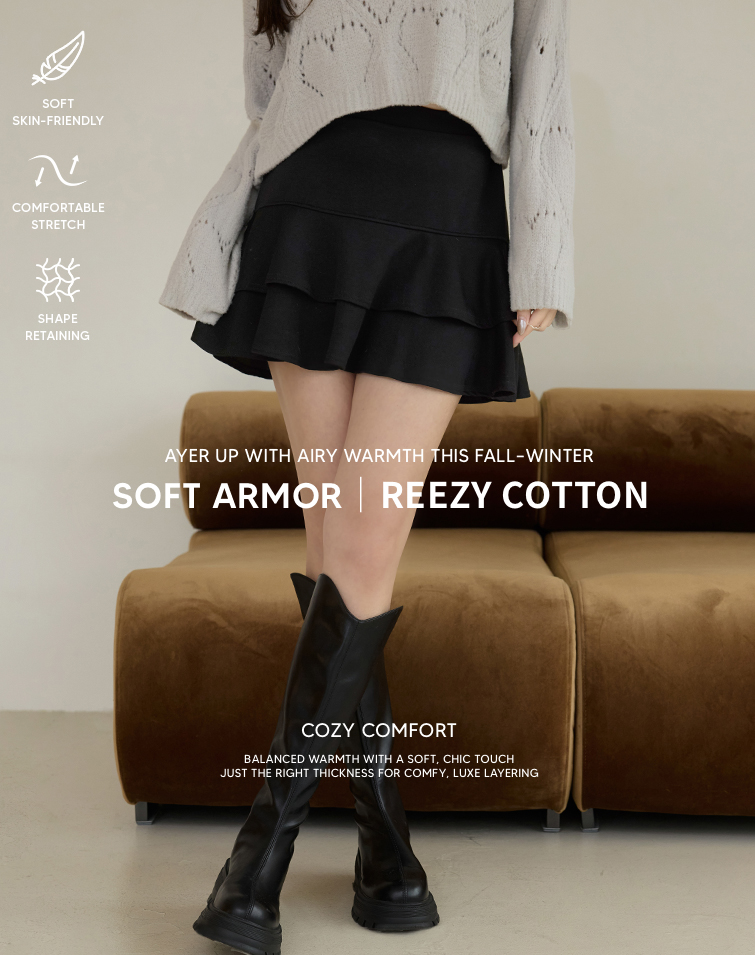 MIT STRUCTURED LAYERED MINI SKIRT