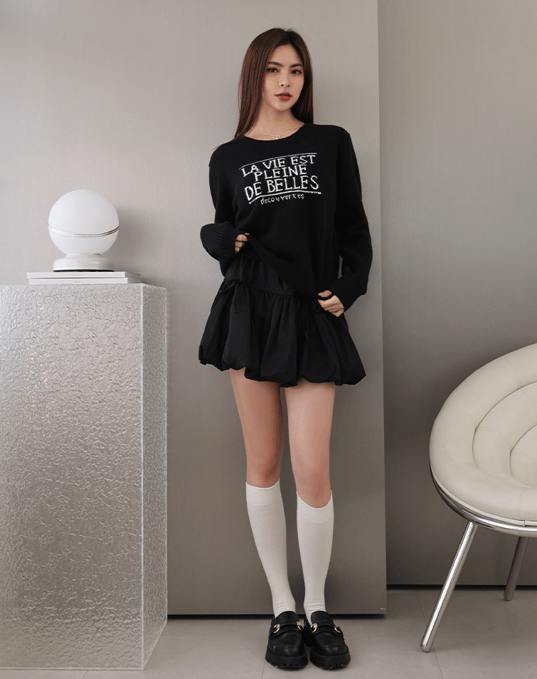 RUFFLE TIER MINI SKIRT