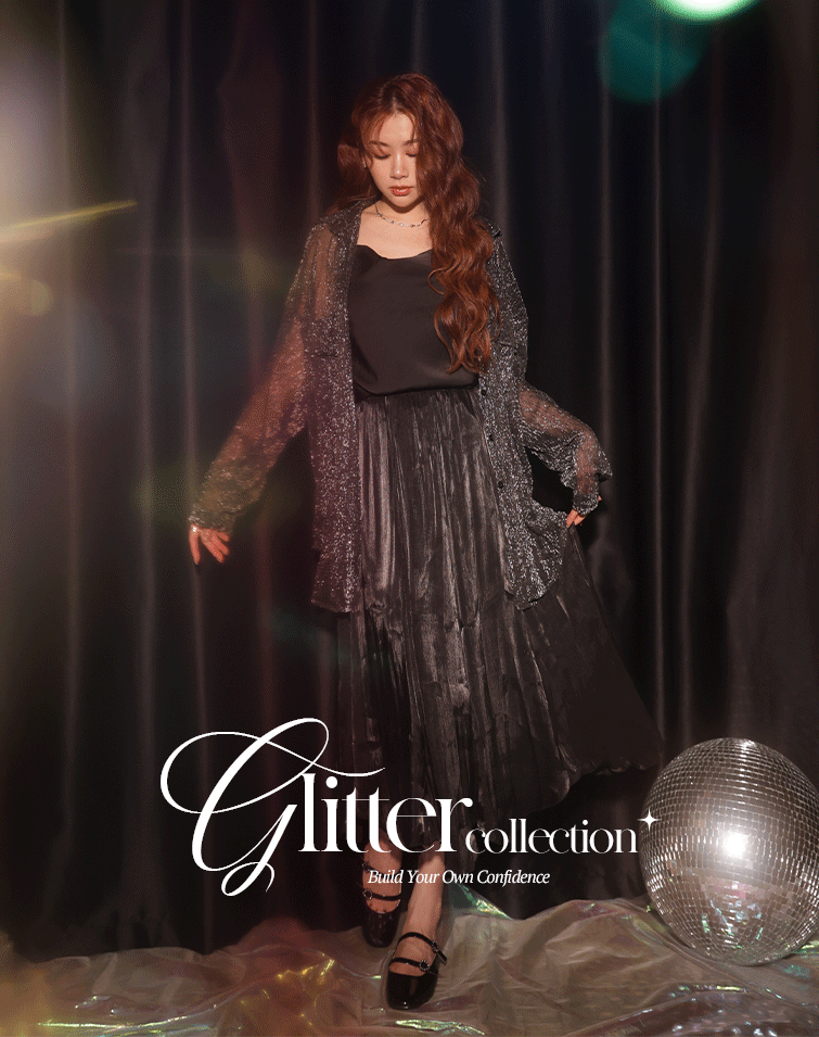 ELEGANT SOFT-STRETCH FINE-PLEATED LONG SKIRT