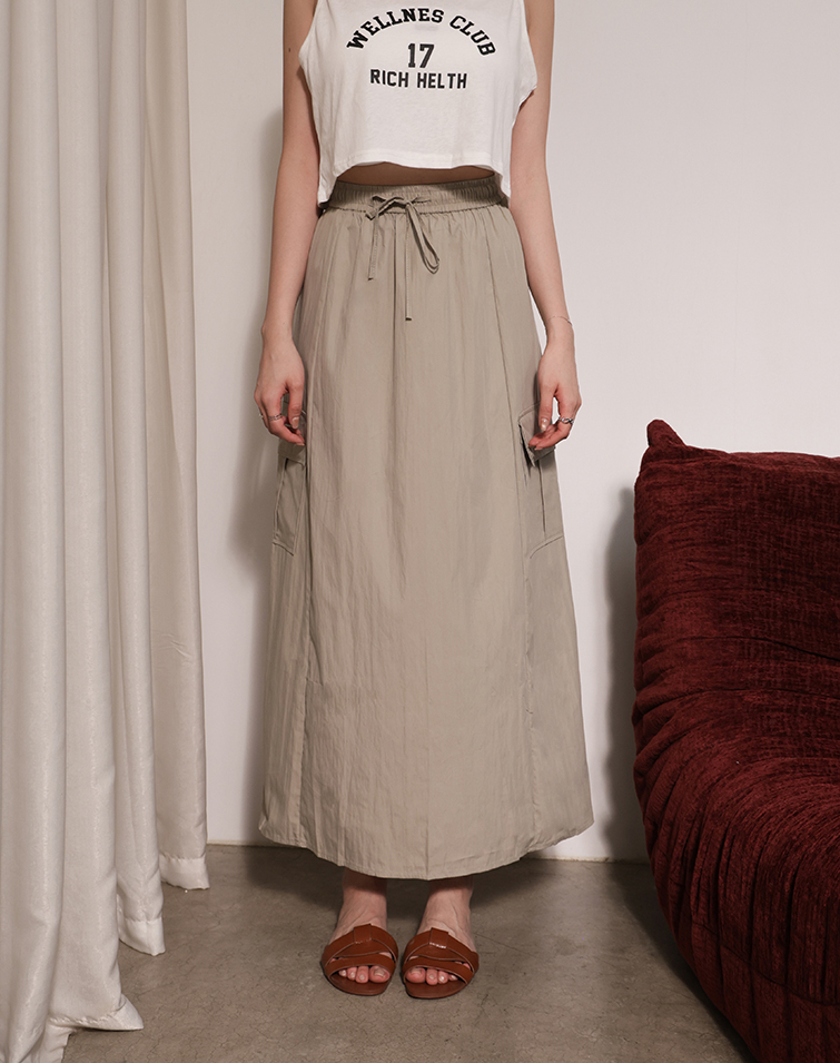 FUNCTIONAL POCKET UTILITY SKIRT