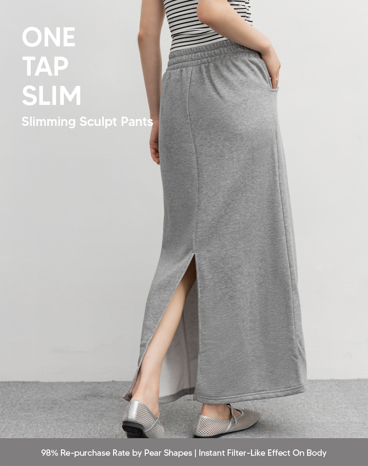 MIT PERFECTING SLIT MAXI SKIRT