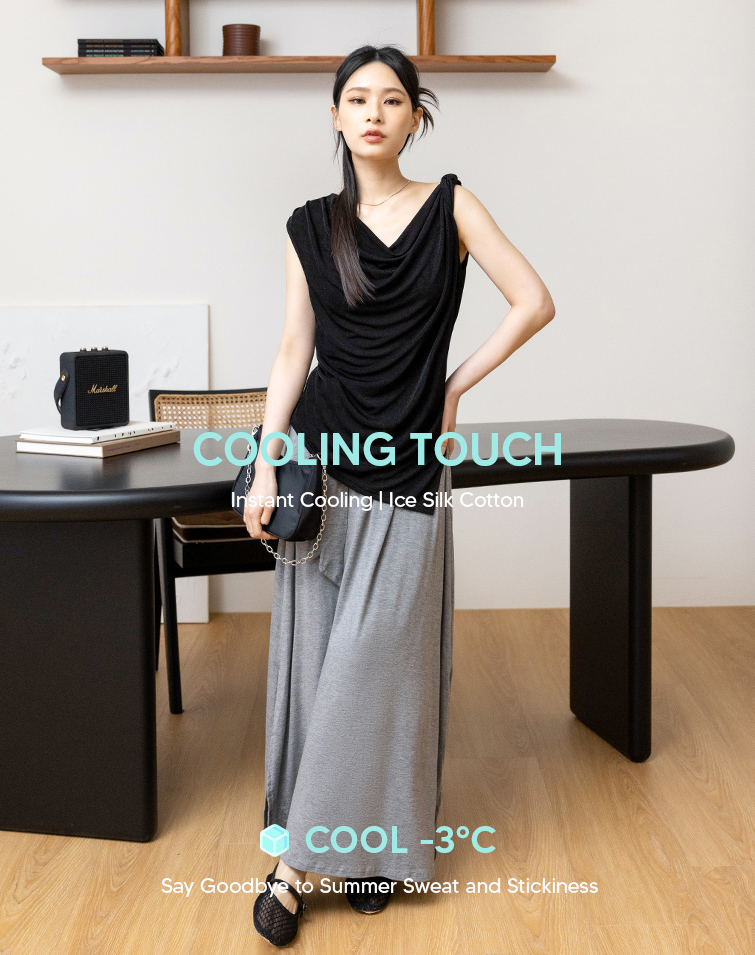 MIT AIRY TIE MAXI SKIRT