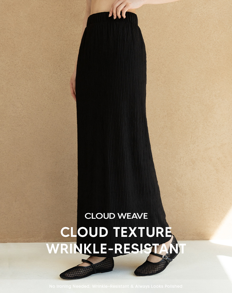 MIT CLOUD TEXTURE SKIRT