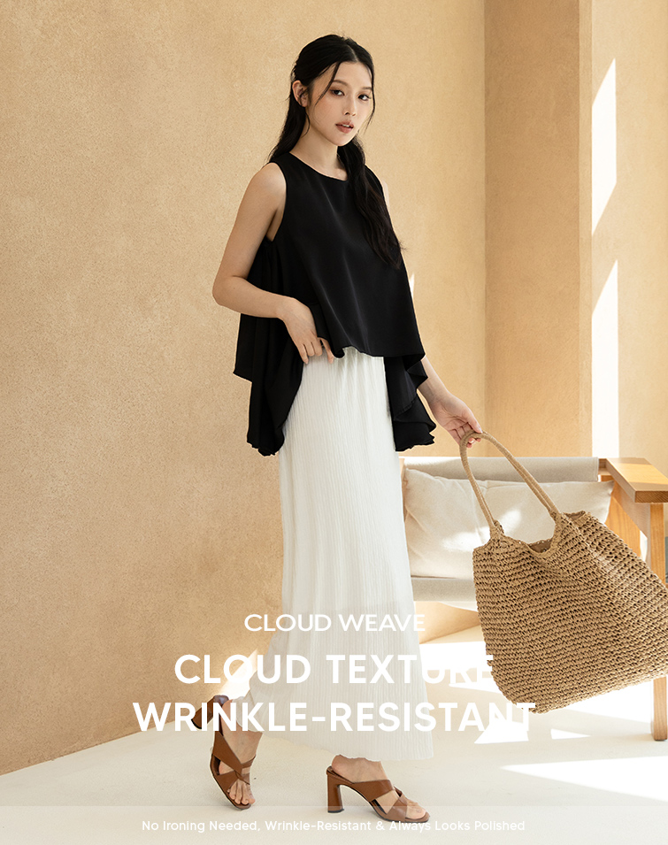 MIT CLOUD TEXTURE SKIRT