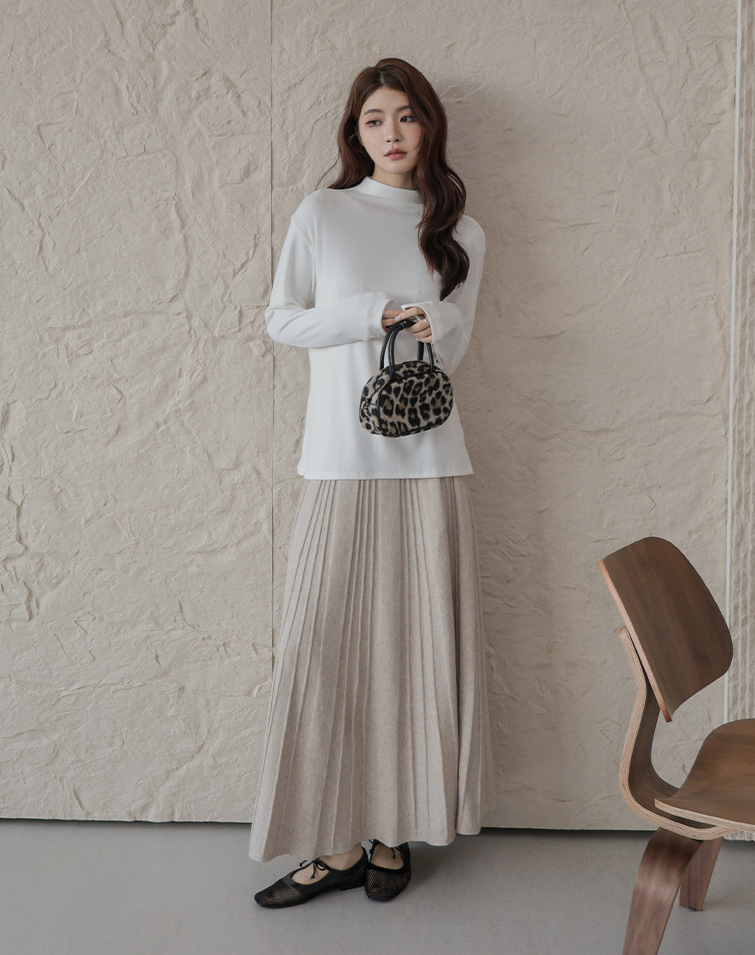 A-LINE RIBBED SLIMMING SKIRT