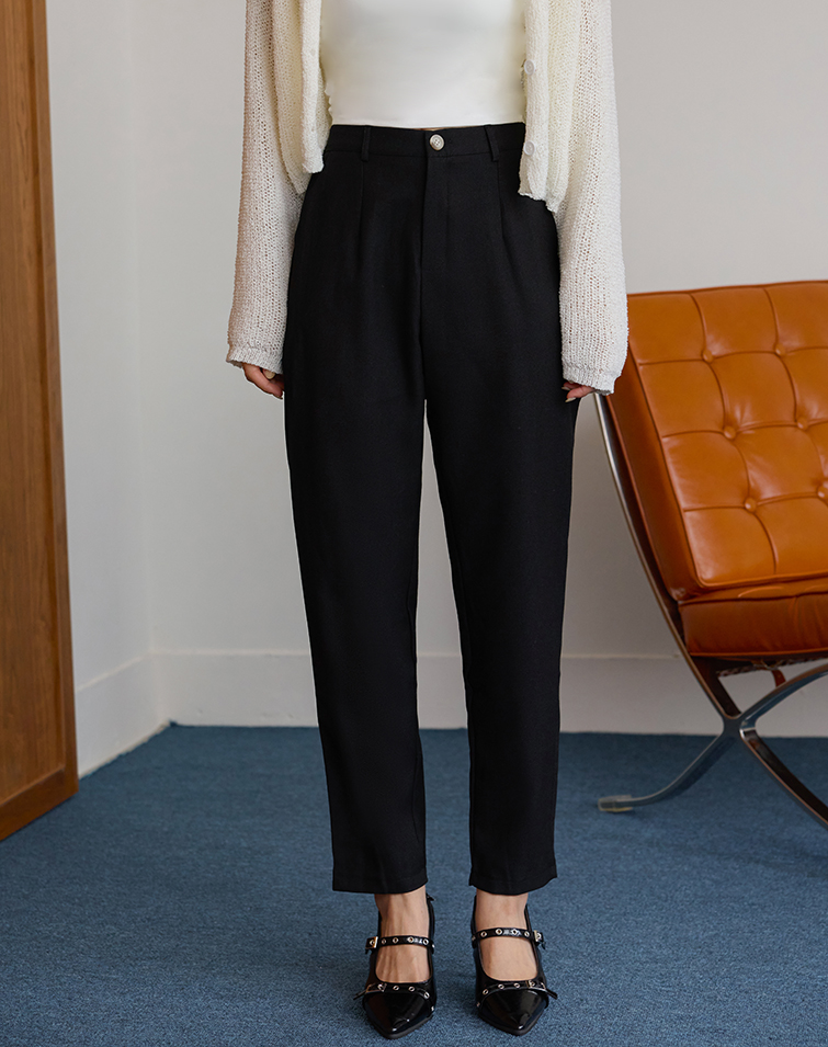 CASUAL STRUCTURED  SUIT PANTS