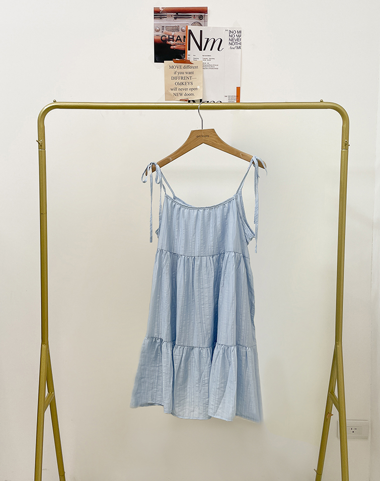 FRESH STYLE TIE STRAP DRESS