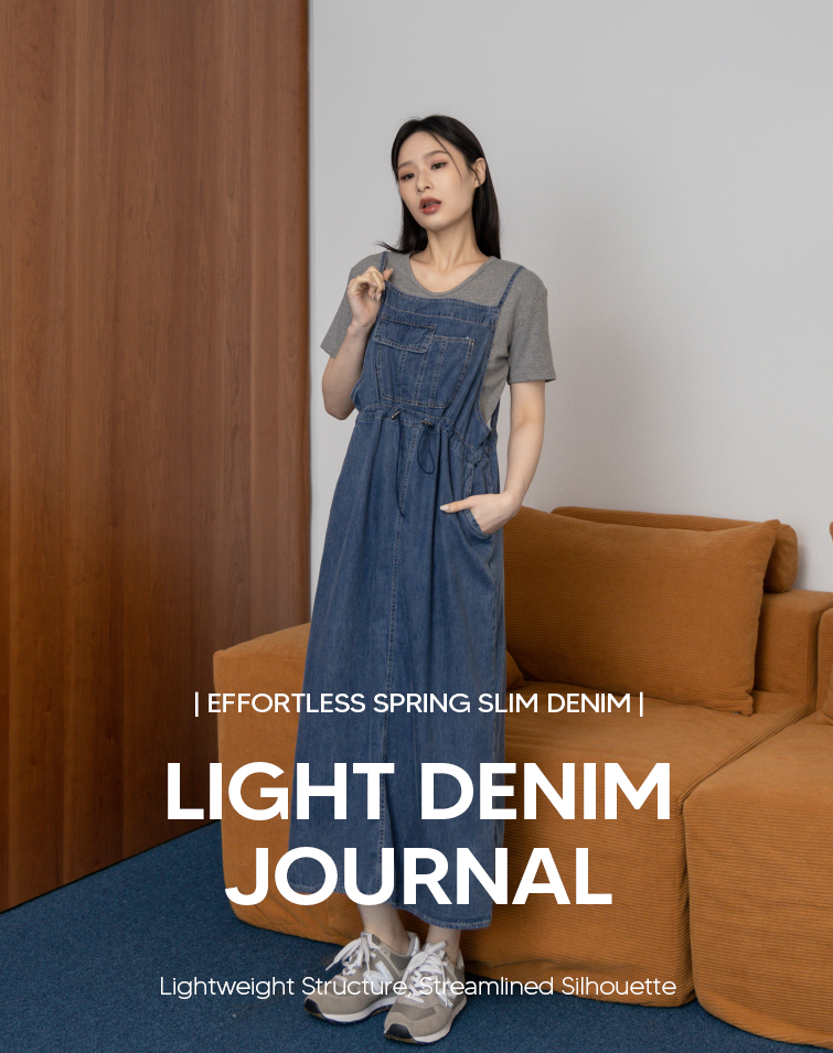 WASHED POCKET DETAIL DENIM DUNGAREE DRESS