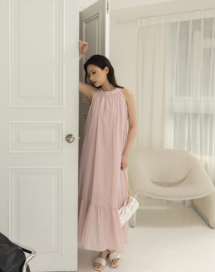 FAIRY-STYLE BACKLESS MAXI DRESS